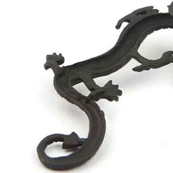 BLACK GOTHIC PUNK UNISEX DRAGON EAR CUFF CLIMBER - Picture 4 of 8